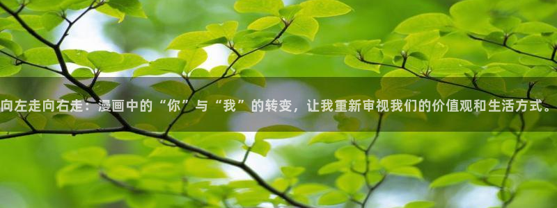 51漫画画免费阅读看漫画下拉式：向左走向右走：漫画中的“你”与“我”的转变，让我重新审视我们的价值观和生活方式。